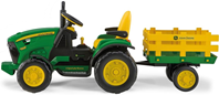 TRACTOR JOHN DEERE GROUND FORCE W/TRAILER